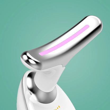 Neck Face Beauty Device, Skin Care Facial Massager, 3 in 1 Portable Face Massager for Skin Care, Face Sculpting Tool, Vibration, Thermal, Microcurrent